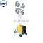 Sales Sample diesel and gasolineportable generator mobile mast light tower, LED tower light 150Wx4,metal halogen lamp 1000Wx4
