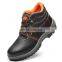 Manager brand industrial safety shoes genuine leather men work boots