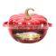 Set Of 3 Korean Large 5L Golden Series Saudi Soup High Quality Hotpot Manufacturer Iron Pumpkin Bowl Green Nonstick Casserole