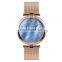 Wholesale fashion Skmei 9177 OEM customized logo women wristwatch good quality rose gold lady quartz watch