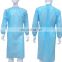 pp/pe/sms yellow/blue isolation/surgical  gown elastic/knit cuff disposable hospital isolation surgical gown