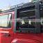 Steel luggage rack roof rack with ladder without lights for jeep wrangler JK 2007-2017