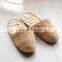 Hot Sale Summer slippers wedding party gift straw slippers water hyacinth sandals Vietnam Manufacturer