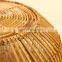 Vintage Round Hand Made Rattan Side Table Stool End Table Plant Stand High Quality Side Table Cheap Wholesale