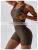 Wholesale Custom Logo Women Seamless Tummy Control One Piece Sports Jumpsuit Workout Gym Yoga Wear Butt Lift Dance Body Suit Set