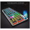 Fashion RGB Light Mechanical Gaming Wired Keyboards Internet Bar Games Electronic Competitions Alliances Luminous Keyboard