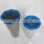 Inside Electroplate 16 oz Acrylic Travel Cup with Lid and Straw