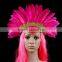 indian feather headdress/ feather headpiece carnival