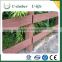 Wood plastic composite fence panels with fine made accessories