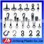 Plastic Parts for School Bag Parts Fabric Material