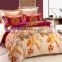 High quality home designs pure cotton printed bedding set