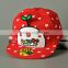 Cute Lovely Cartoon Embroidery Flat Brim Snapback Caps for Kids