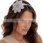 Bridal Hair Accessories, Vintage Inspired Rhinestone Crystal Bridal Headband Wedding Flower Tiara Headpiece