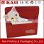 custom special cat shape paper cut handmade greeting card printing supplier in China