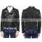UTILITY MEN LEATHER JACKET WITH FOUR FRONT ZIPPER POCKETS