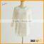 3/4 quarter sleeve female beige pure color blouse