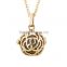 OEM Gold/Silver Rose Flower Diffuser Locket Necklace