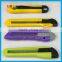 Small Economical Retractable Plastic Paper Cutter Knife for promotion