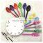 Hogift New 2016 design wall clock Knife Fork Kitchen home decoration Stainless Steel /Diner room Wall Home Decoration