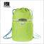 wholesale cheap drawstring backpack fashion sport khaki polyester drawstring bag