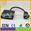 Factory high definition hdmi to vga adapter for projector