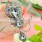 10.2*4.5cm hotsale gunmental elegant brooch for gift scarf WBR-1439