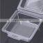 Plastic disposable food container tray