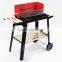 Large square pully indoor charcoal bbq grill