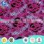 Warp knitted jacquard technics nylon polyester multicolor lace fabric for beautifu evening dress material