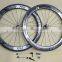 Light weight carbon racing bike wheels 700c
