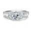 Fashion rystals jewelry in silver diamond wedding ring