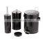 Eco-Friendly round shape metal bathroom sanitary set