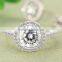 Cubic Zirconia Round Shape ring for women With AAA+ Cubic Zircon