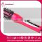 Pink round brush iron, pink iron brush