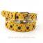 Fashion Belt With Gold Eyelets and Rivet for Woman