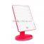 hot sale 16LED light Comestic Mirror for Makeup touch screen on desk