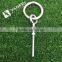 Stainless steel long type eye bolt with washer and nut