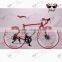 5-SPOKE YELLOW sheep horn 2014 hot 700C racing aluminum alloy road bicycle