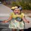 Latest design baby girl dress kid flower decoration frocks cotton frocks designs
