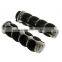CHROME MOTORCYCLE ROAD HAND GRIPS 1" BLACK - Harley