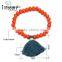 Fashion jewelry vintage ethnic wholesale DIY fashion crystal charms glass Bead Bracelet