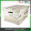 Vintage Wooden Storage Crate With Lids