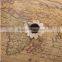 Factory customized Brown World Map Print paper sheet wrapping flower