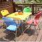 Hongma plastic square folding table