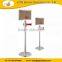 China durable Access control system hotel queue barrier with a4 sign holder
