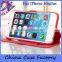 High Quality Flip PU Wallet Leather Case With Double Window For iPhone 5 5s