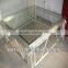 18mm tempered acrylic wedding glass stage