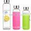 cheap decored glass water bottle