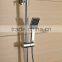 Surface mounted solid brass shower set