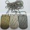 Custom metal dog tag with chain